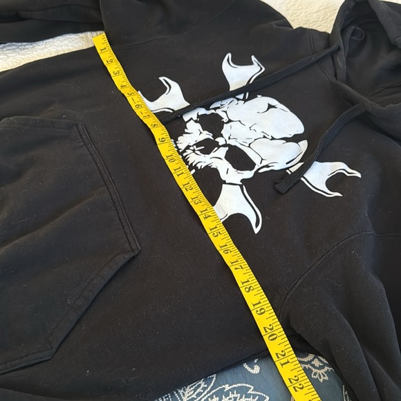 NOBODY CARES WORK HARDER HOODED SWEATSHIRT - MEDIUM - Picture 4 of 7